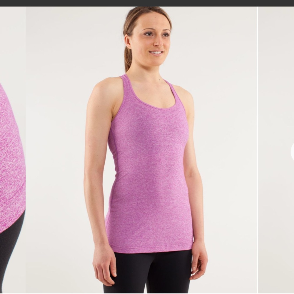 Lululemon Cool Racer back Heathered Ultraviolet 6